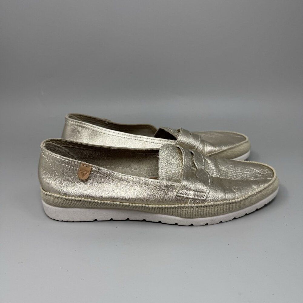 Verbenas Nuria Loafers Women's Size US 7-8 EU Size 38 Bronze Leather Casual Shoe
